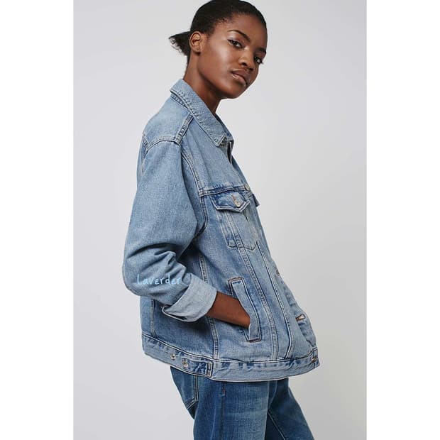 TOPSHOP 탑샵 영국 데님 청자켓