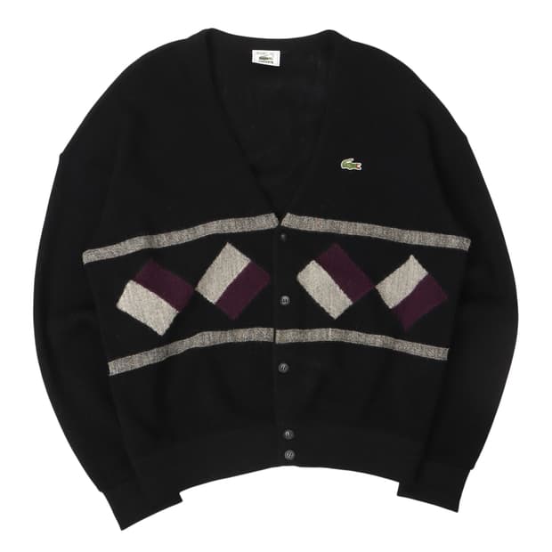 라코스테 에스닉 울 가디건