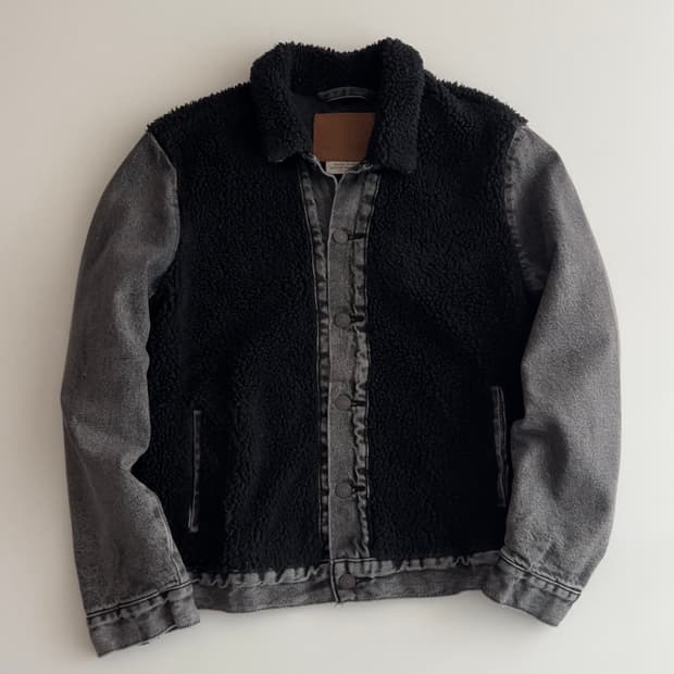 리바이스 그리즐리 쉐르파 데님 자켓 S