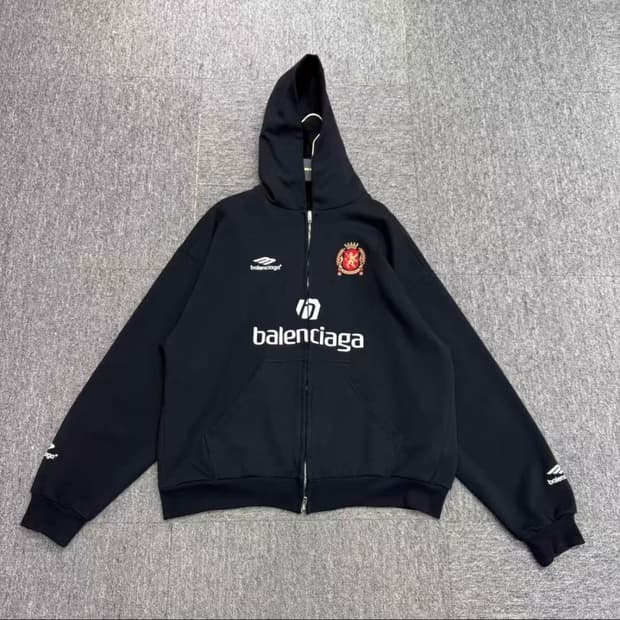 (~2/5까지만) 발렌시아가 사커 후드집업 파리 xs