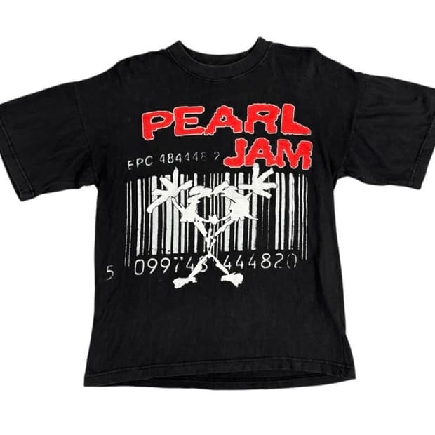 Pearl jam 펄잼 90s 반팔 티셔츠 vintage