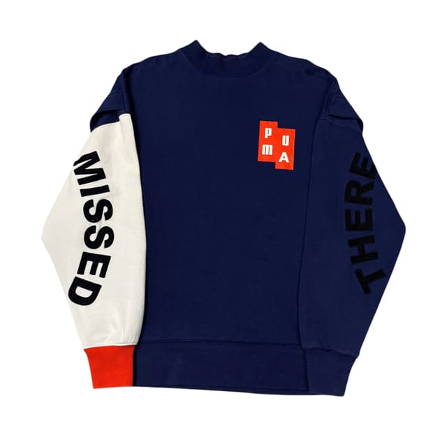 (M) 푸마 X 아더에러 컬러블락 스웻셔츠 네이비