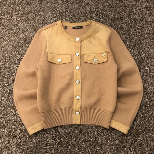 게스 니트 가디건