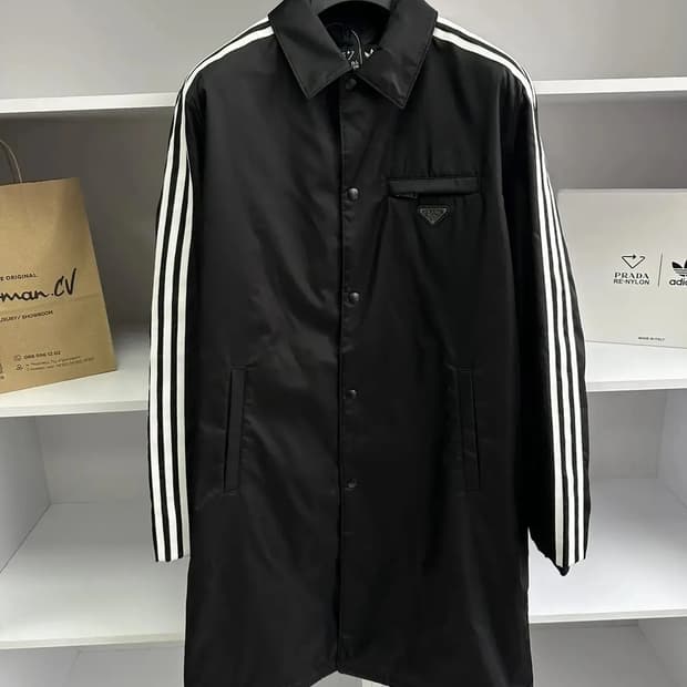 프라다 아디다스 리나일론 코트