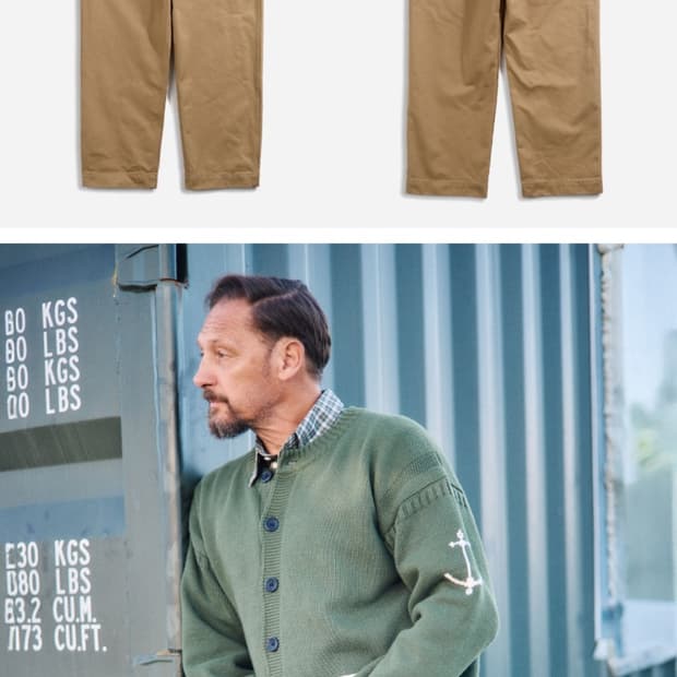 건지울른스 1940 오피서 치노 팬츠 카키 34사이즈