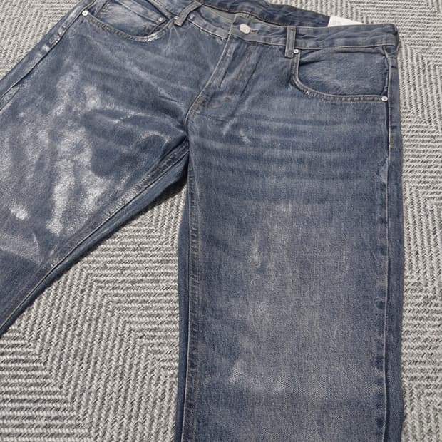 (새상품) 자라 × 루도빅 드 생 세르넹 슬림핏 왁스코팅진 44사이즈