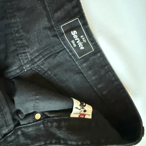 이스트서비스샵 벌룬 데님 팬츠 블랙 (50)