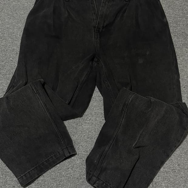 오베이 블랙 팬츠
