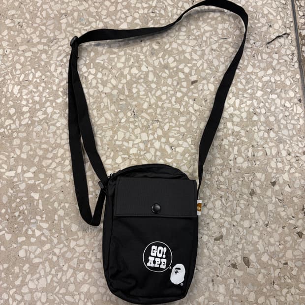 APE “GO APE” Mini Crossbody Bag – Black