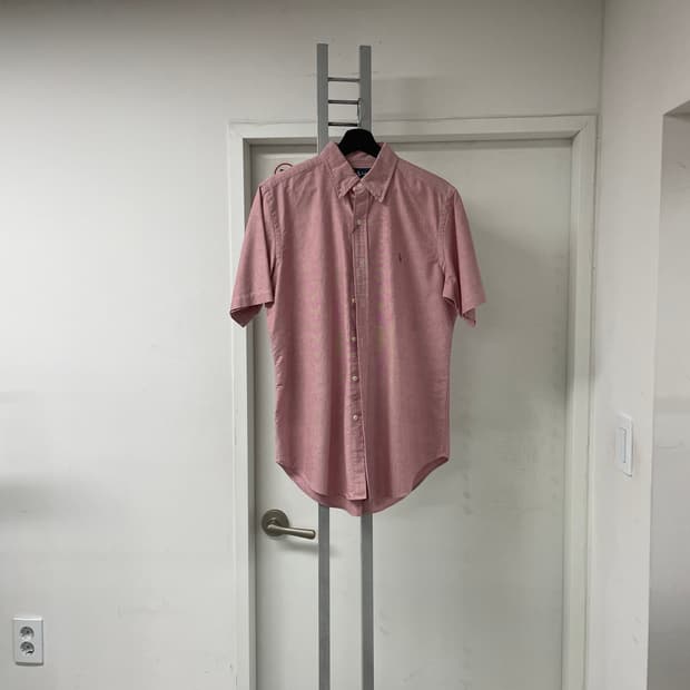 폴로 레드 반팔 셔츠 M