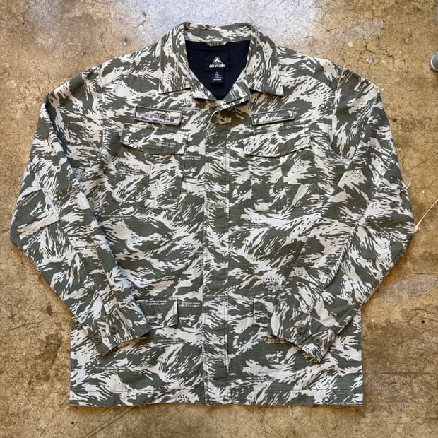 Airwalk 타이거 스트라이프 밀리터리 재킷