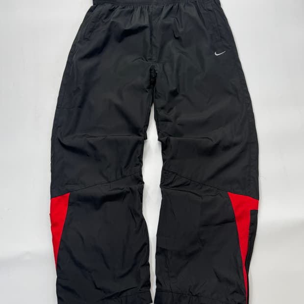 나이키 검빨 트랙팬츠 바람막이 와이드 바지