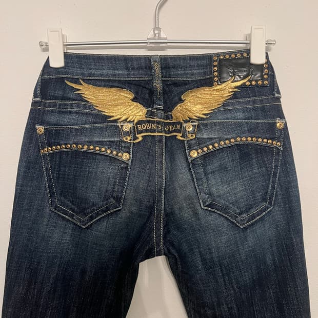 로빈스진 골드 윙 로우라이즈