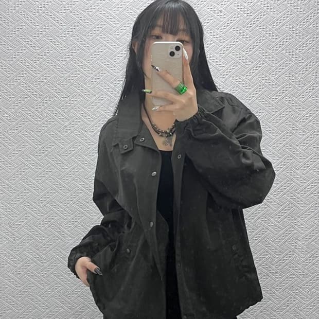 프리즘웍스 모던시크 헌팅 바람막이 자켓 L C08655