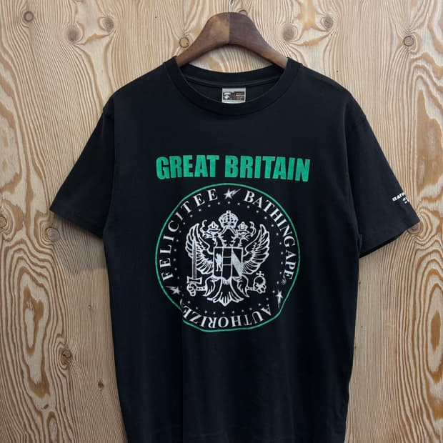 베이프 GREAT BRITAIN 반팔