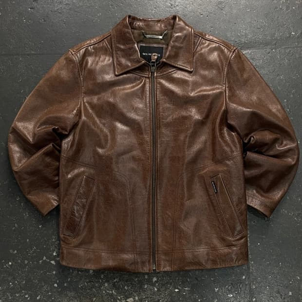 100 빈티지 소가죽 레더 자켓 