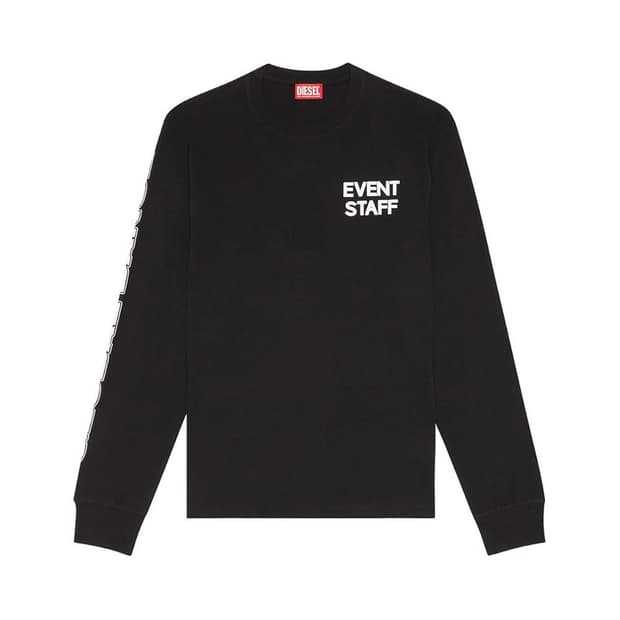 [L, XXL] 디젤 이벤트 스탭 티셔츠 블랙