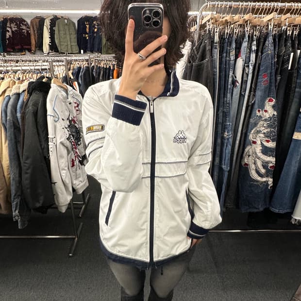 OS)Kappa 빈티지 올드스쿨 바람막이