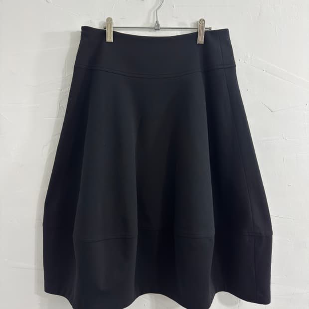 hiroko koshino puff midi skirt