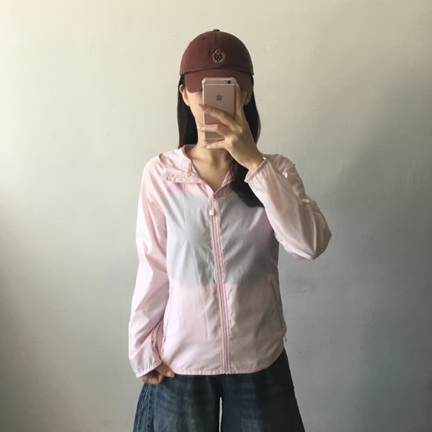 노스페이스 백프린팅 바람막이
