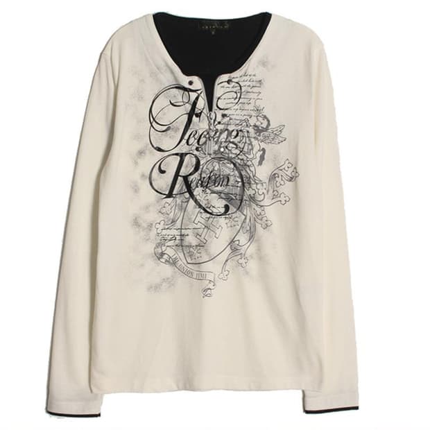 SPINASH 빈티지 롱슬리브 펑크 y2k 락시크