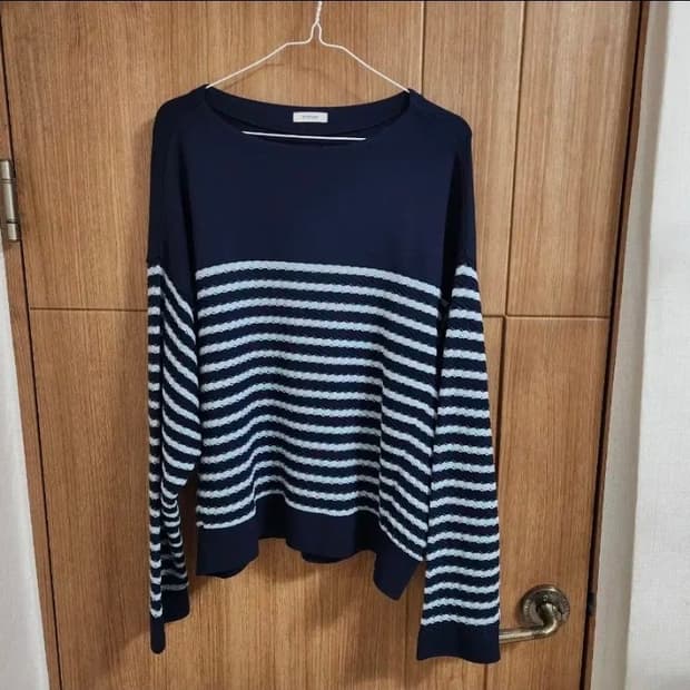 (F)여성 시스템 스트라이프 니트