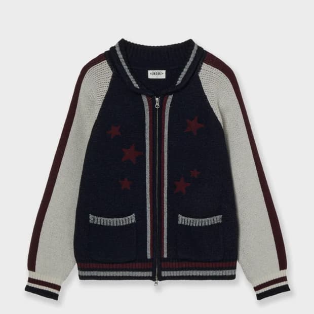 (새상품) aeae STAR JACQUARD 코위찬 가디건