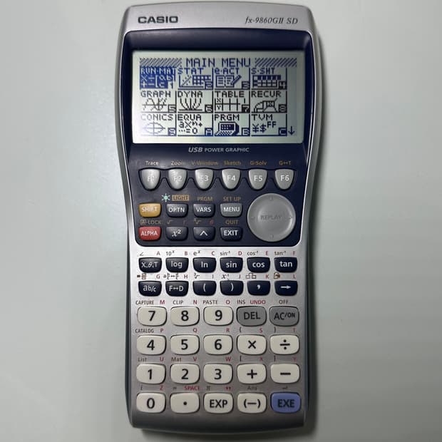 카시오 fx-9860 GII SD 공학용 계산기