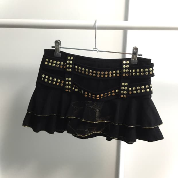 오네갸루 Gold Stud can can Skirt