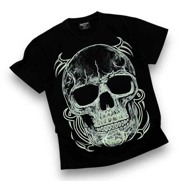 Rock Chang Skull Tribal T-shirt