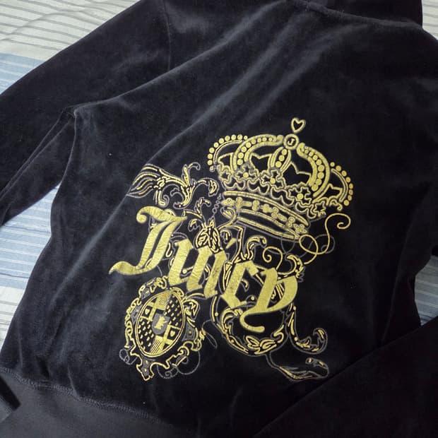 쥬시꾸뛰르 검골벨벳 트레이닝 셋업