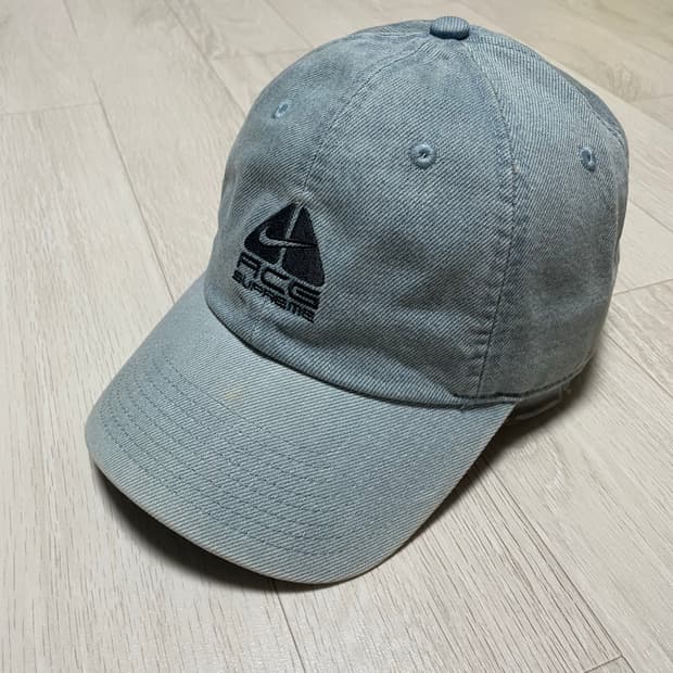 나이키 슈프림 acg 데님 볼캡
