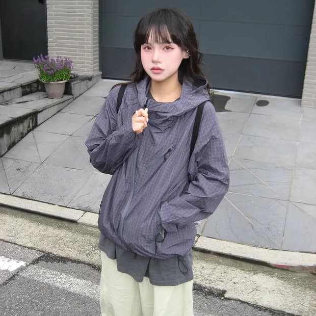 슬로우애시드 바람막이 윈드브레이커