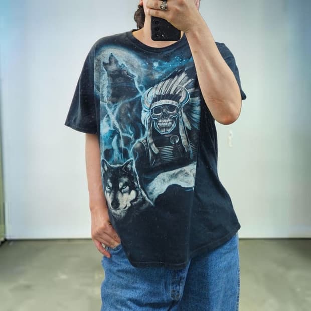90S 길단 반팔티 XXL M0641