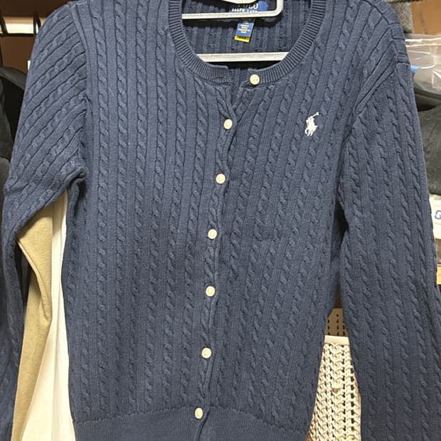 폴로랄프로렌 네이비 여성 가디건 XL