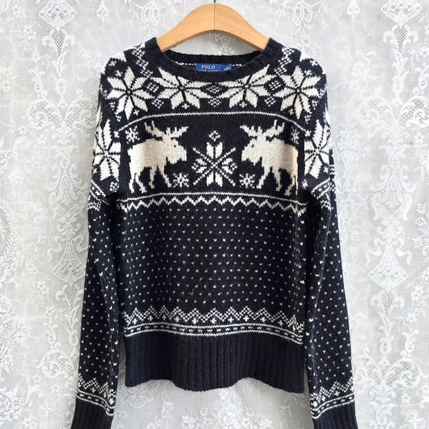 폴로 랄프로렌 노르딕 니트