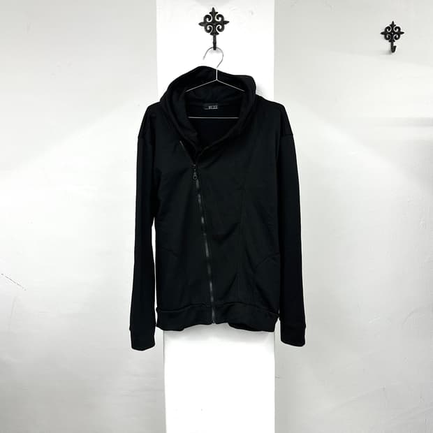 asymmetry hood jacket 