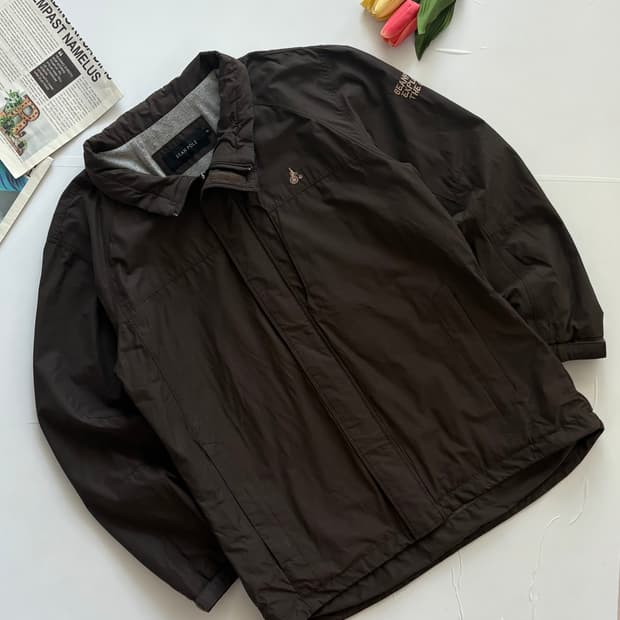 빈폴 초코 x 브라운 바람막이 점퍼