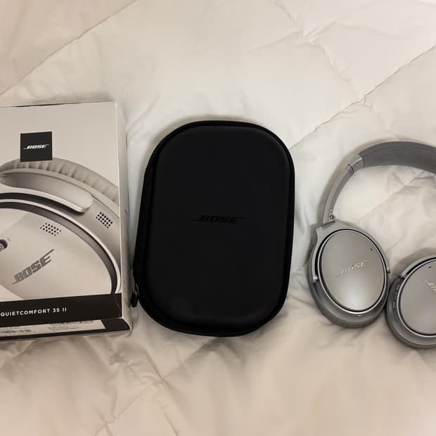 보스 qc35 II 실버 헤드폰 판매