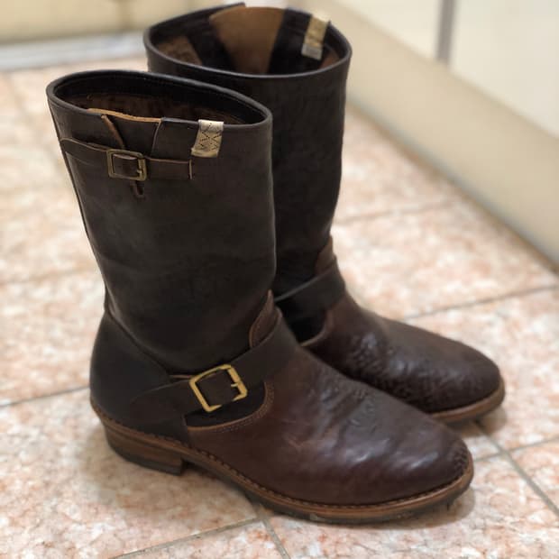 [9.5] visvim t.w.o. boots-folk 비즈빔 투부츠