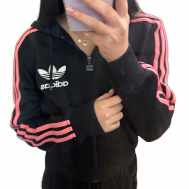 🩷아디다스 파이어버드 블핑 블랙 핑크 후드집업🩷