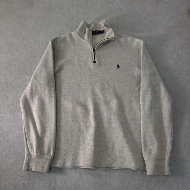 100 폴로랄프로렌 반집업 코튼 니트