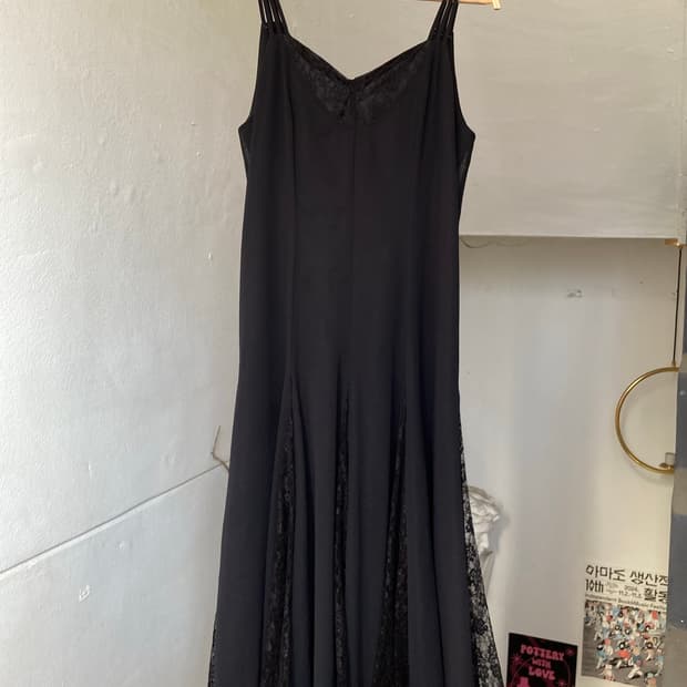 레이어드 레이스 캉캉 원피스