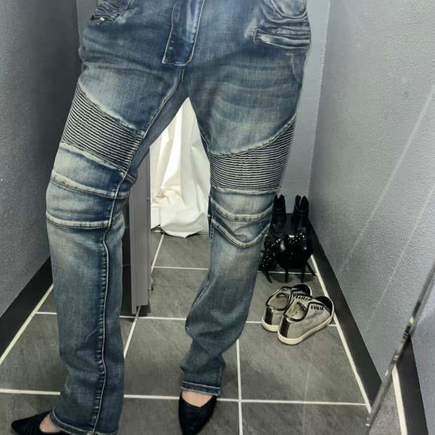 Vintage low rise denim pants