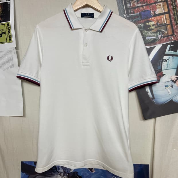 프레드페리 트윈팁 아이스마룬