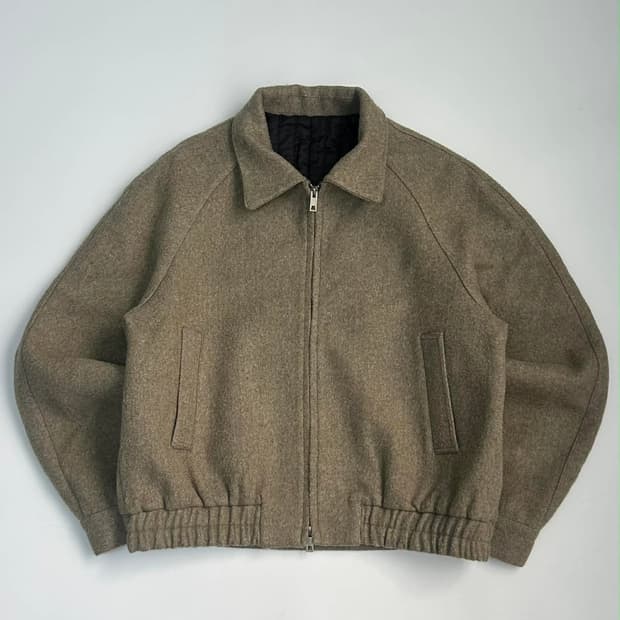 [S] 라퍼지스토어 투웨이 울 블루종 자켓