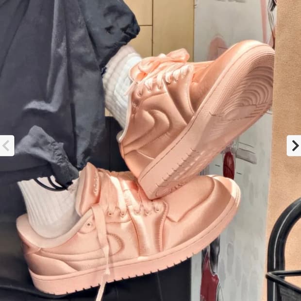 나이키 에어 조던1 로우 메소드 새틴 핑크 새상품