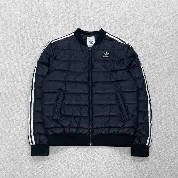 아디다스 슈퍼스타 퀄팅 다운 자켓 블랙