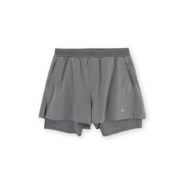 브라운야드 밸런스 퍼포먼스 쇼츠 워시드 그레이 5사이즈