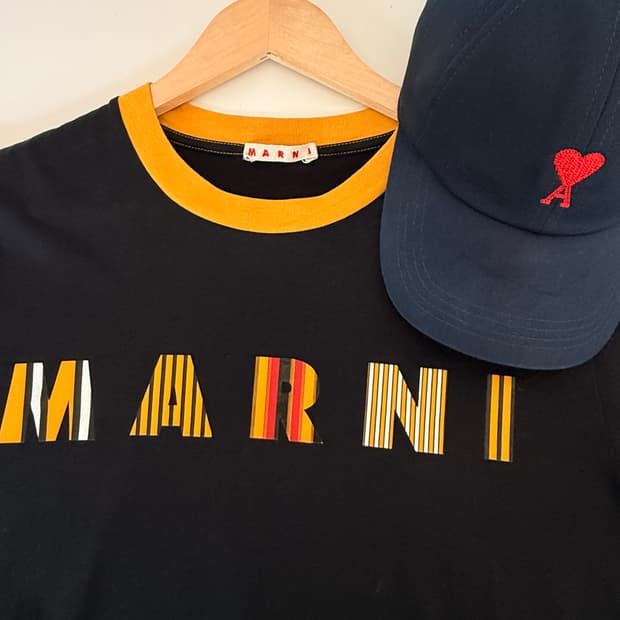 마르니(MARNI) 크루넥 티셔츠 